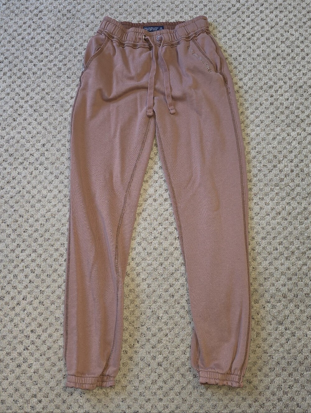 Abercrombie & Fitch Dusty Rose Jogger Sweatpants